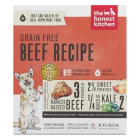 The Honest Kitchen - Dog Food - Grain-free Beef Recipe - Case Of 6 - 2 Lb.