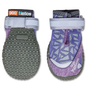 Dog Helios 'Surface' Premium Grip Performance Dog Shoes (Color: PURPLE, size: X-Small)