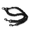 Pet Dog Double Leashes - No Tangle Dog Leash Coupler; Comfortable Shock Absorbing Reflective Bungee Lead for Nighttime Safety; Dual Dog Training Leash