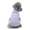 Dog Sweater Warm Pet Sweater Dog Sweaters for Small Dogs Medium Dogs Large Dogs Cute Knitted Classic Clothes Coat for Dog Puppy