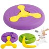 Pet Flying Disc Toy Dog Flying Frisbee Flying Saucer Indestructible Training Toy Interactive Toy Outdoor Activity