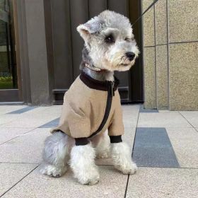 Pet Winter Jacket Hoodie Coat (Option: Khaki-M)