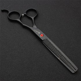 Poodle Professional Pet Grooming Tools (Option: Black Thinning Scissors)