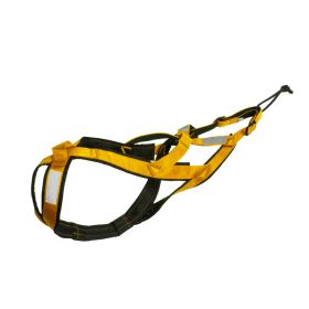 Dog Outdoor Sled Chest Strap (Option: Yellow-XL)